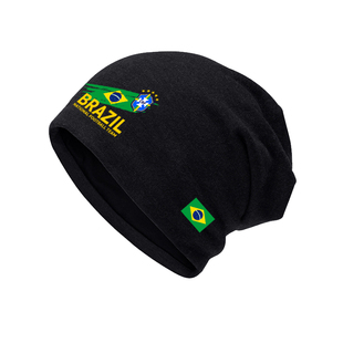 2026世界杯巴西队足球迷周边包头帽子男女儿童装学生款保暖套头帽