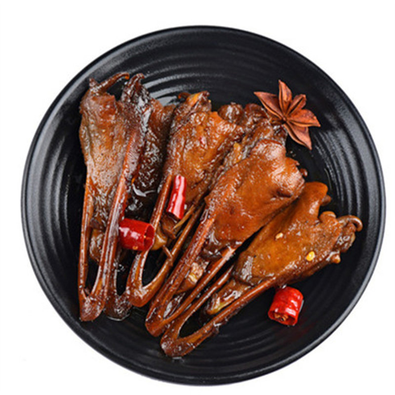 卤味蒜香即食现做鸭头包邮含鸭舌