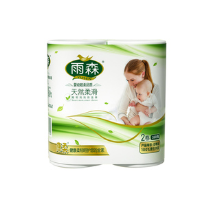 雨森卫生纸妇婴260g无芯卷纸6层加厚卷纸厕所纸大卷筒纸卫生纸巾