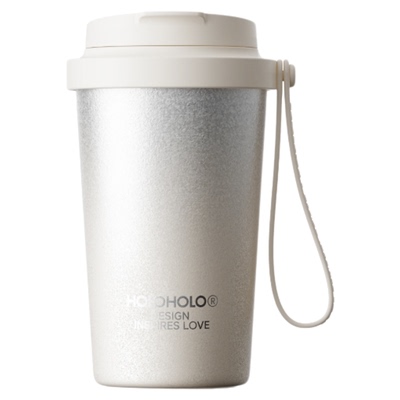 holoholo纯钛咖啡杯子女生高颜值便携水杯节日送礼保温杯生日礼物