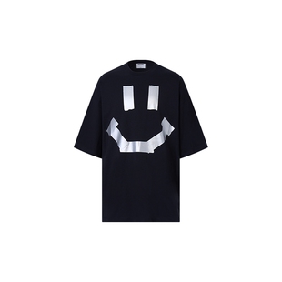 【全新上市】moschino/莫斯奇诺26秋冬 男士圆领落肩宽松短袖T恤