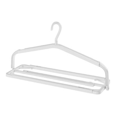 可伸缩大衣架被子床单专用晾衣架