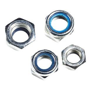 4级8级尼龙防滑锁紧自锁六角螺母螺帽M3M4M5M6M8M10M12M14M16M18