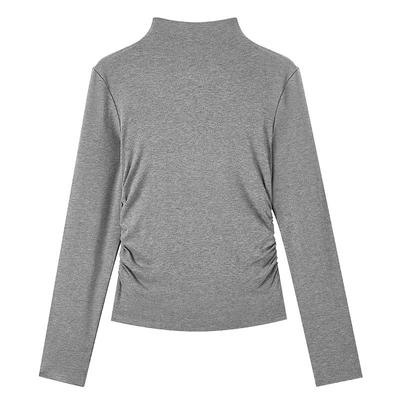 幸棉内搭半高领打底衫2025新款女冬保暖高级感可外穿掐腰修身上衣