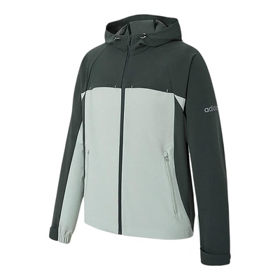 Adidas/阿迪达斯正品春季新款男士经典连帽运动拼接外套KA2557