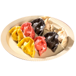 顾一盒四时如意海鲜水饺海参海胆飞鱼籽墨鱼汁蔬菜汁冷冻速食