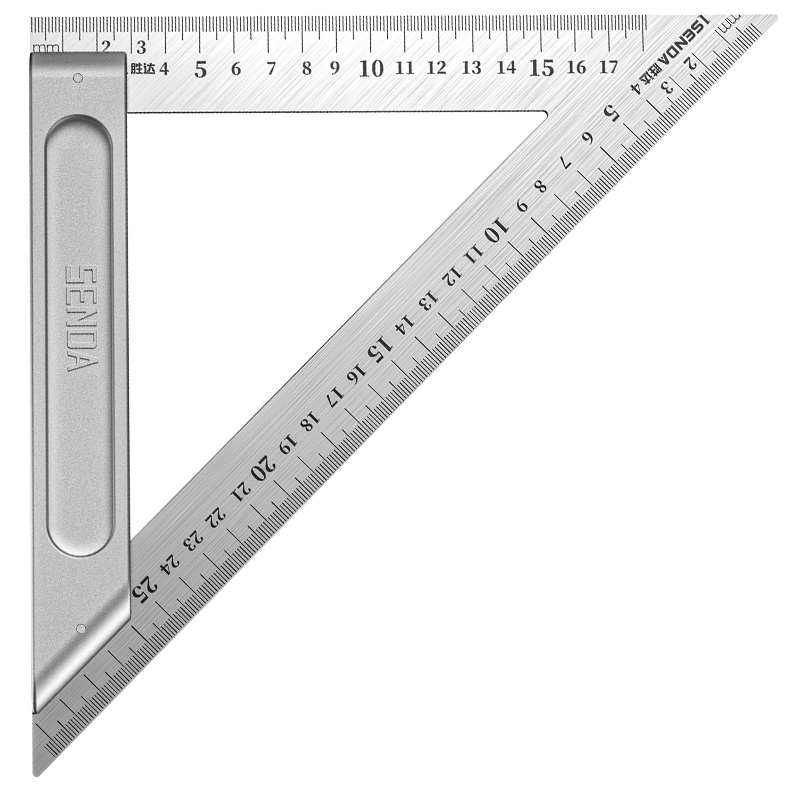 不锈钢角尺角度尺45度三角尺90度直角尺拐尺高精度木工专用尺子