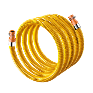 新国标防爆燃气管软管煤气液化气高压不锈钢波纹管天燃气专用管子