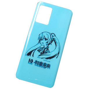 适用红米K50手机后盖小米50Pro钢化玻璃替换背壳后屏定制初音未来