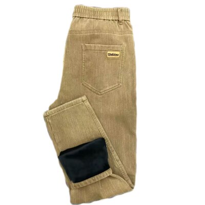 春秋季百搭中年休闲裤直筒