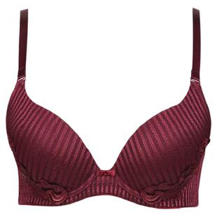 GUJIN古今内衣西班牙提花3/4上薄下厚杯有钢圈聚拢上托文胸0E880