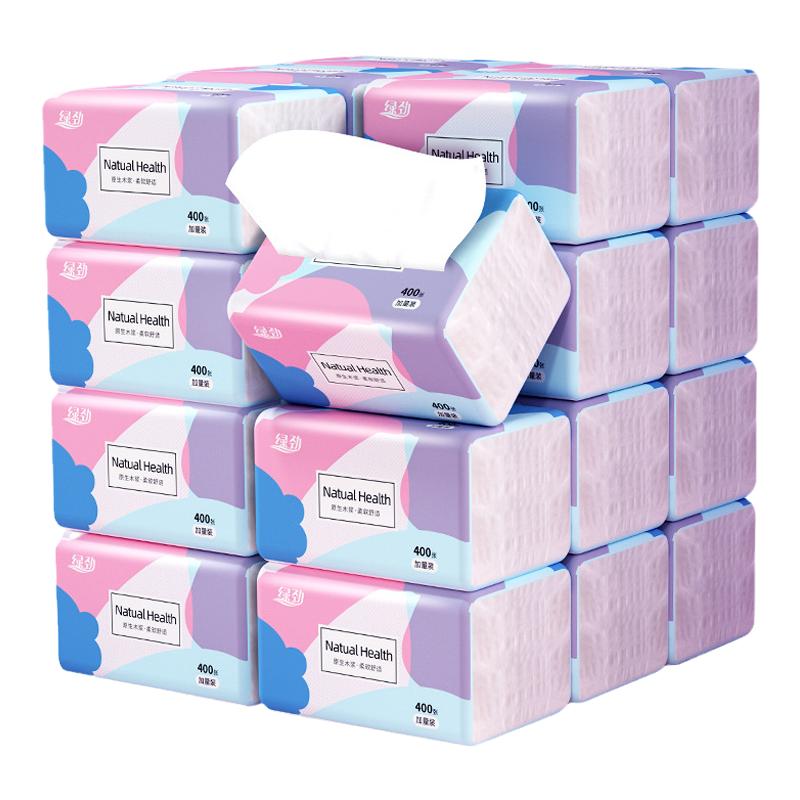 加厚家用实惠装400张抽纸面巾纸