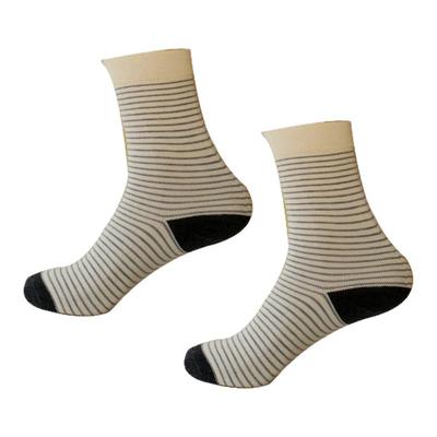 米吉诺拉 秋冬软糯桑蚕丝羊毛韩版质感灰色系保暖中筒堆堆女袜子