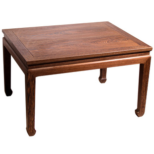 鸡翅木餐桌简约小户型客厅茶几实木茶桌红木长条桌小户型家用饭桌