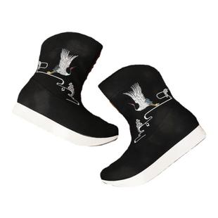 新款原创古装汉服男靴子民族风短靴古风侠客风男款皂靴古代官靴