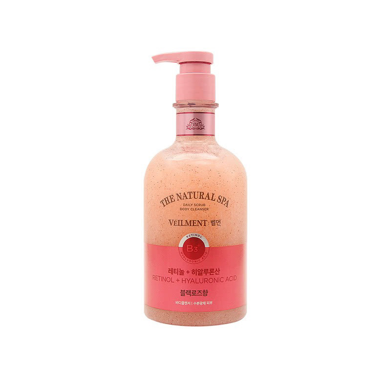 沐浴露安宝笛黑玫瑰海盐600ml