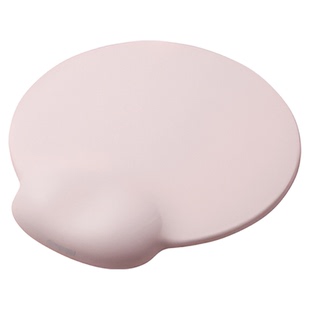 ELECOM鼠标护腕垫硅胶鼠标垫护手腕垫进口硅胶手托办公顺滑粉色女