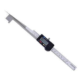 德制数显楔形塞尺不锈钢机械间隙规高精度游标卡尺缝隙检测斜面