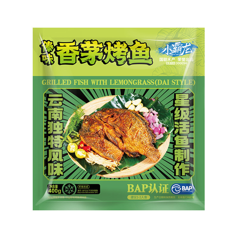 国联小霸龙烤鱼快手菜加热即食