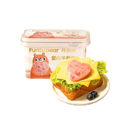 花田熊爱心午餐肉黑猪肉火腿盒装