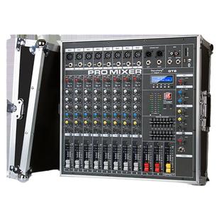 得普声GT8M调音台功放一体机带话筒8路蓝牙大功率航空箱舞台婚庆