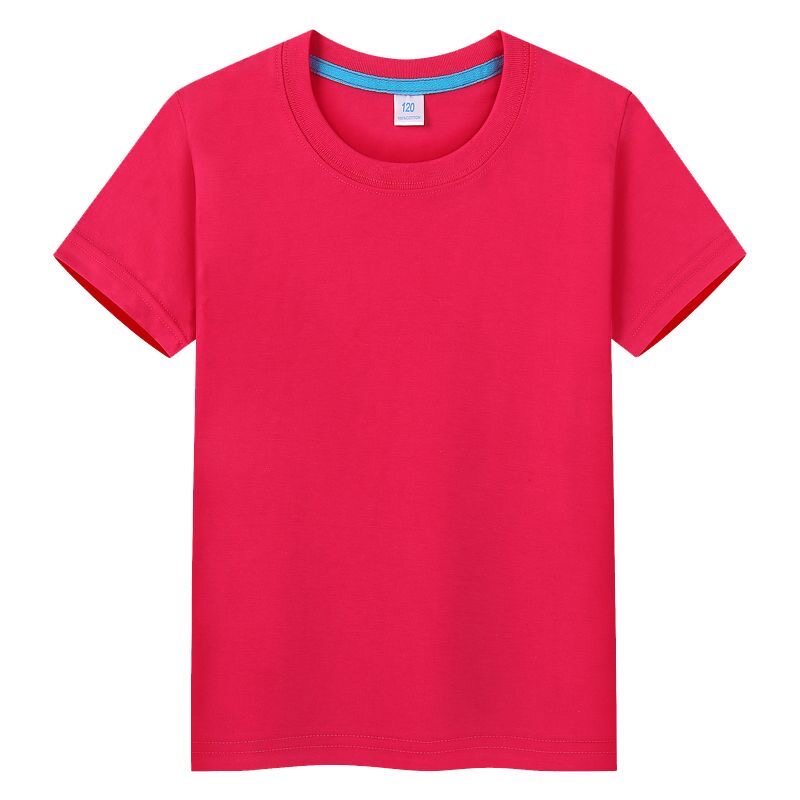 儿童纯棉T恤班服定制毕业短袖印logo六一幼儿园活动服diy手绘印图