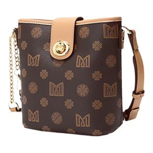 稻草人女包2026新款包包女时尚复古百搭水桶包今年流行斜挎单肩包