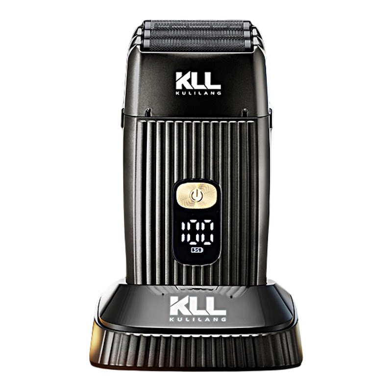 库里狼KLL正品三刀网增白器理发剃须刀电动防水光头神器发廊专用