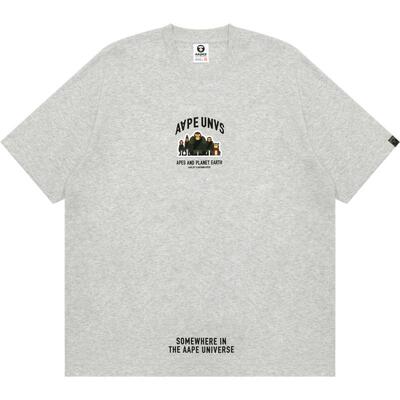 Aape字母印花潮流休闲短袖T恤