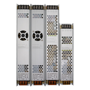 LED超薄长条开关电源12V24线形灯软膜卡布灯箱变压器150W300W400W