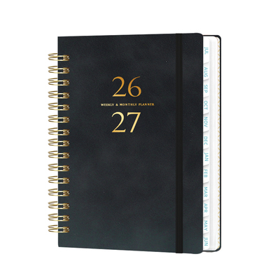 pu皮革计划本简约纯色