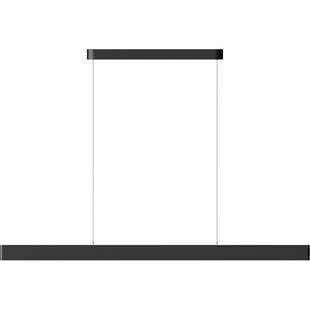 全隔离|普瑞一字升降餐厅吊灯全光谱护眼灯餐桌上下发光长条灯具