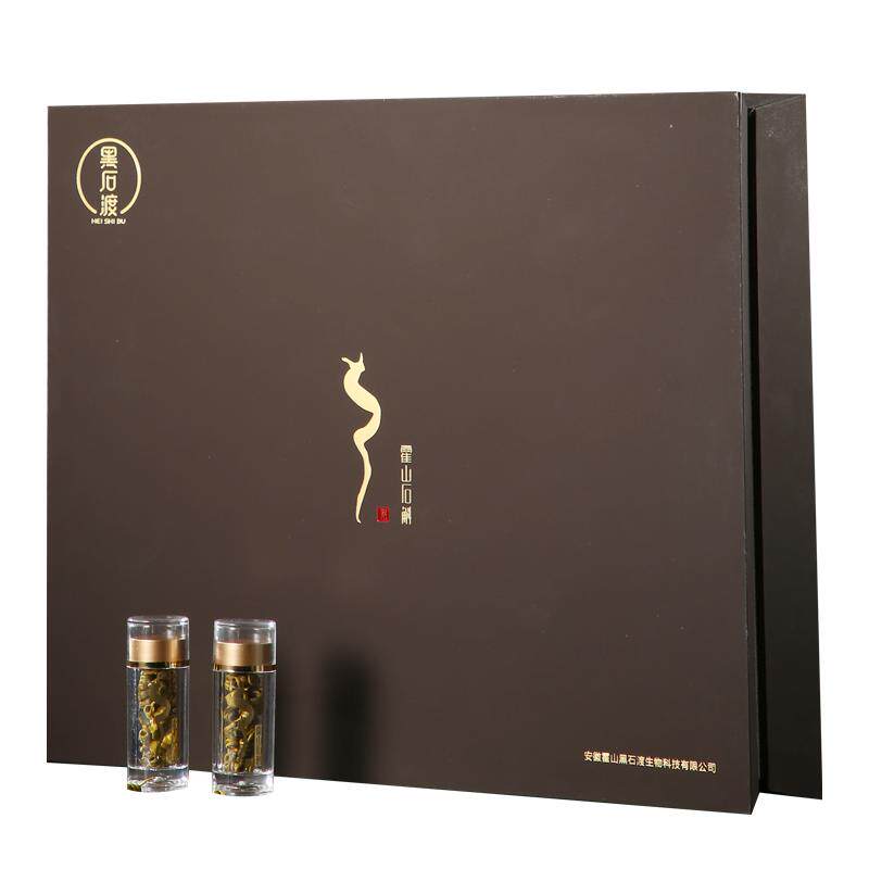 正品霍山石斛米斛铁皮礼盒装