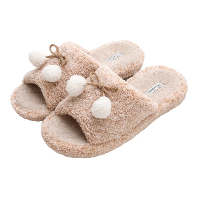 家丽芙冬季棉拖鞋防滑厚底保暖