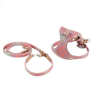 狗狗遛狗牵引绳狗绳胸背带背心式幼犬茶杯小型犬小体泰迪专用可爱