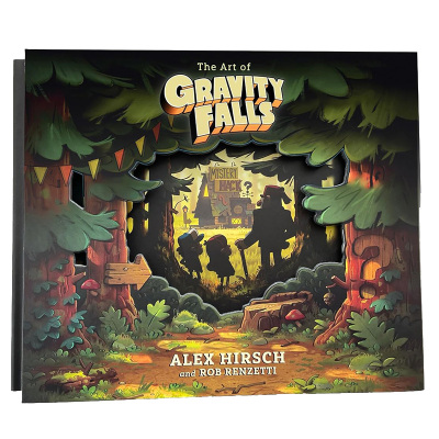 预售英文原版 怪诞小镇艺术设定集 精装全彩画册The Art of Gravity Falls迪士尼影视动画周边 可搭比尔之书迪普日记日志Journal 3