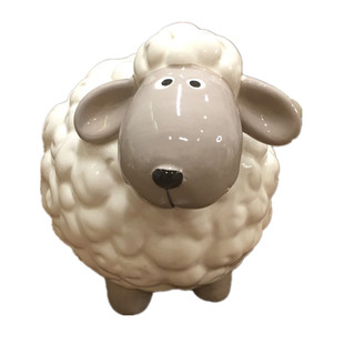 创意可爱陶瓷存钱罐动物生肖储蓄罐儿童理财生日礼家居摆件储钱罐