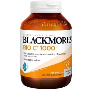 澳佳宝BLACKMORES活性vc1000mg150片高含量维生素C咀嚼片官方正品