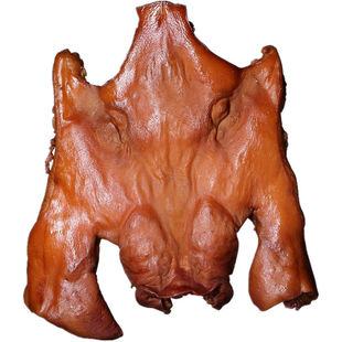 湖南特产农家风味柴火烟熏腊猪头皮肉腊猪脸无耳腊八戒蝴蝶头包邮