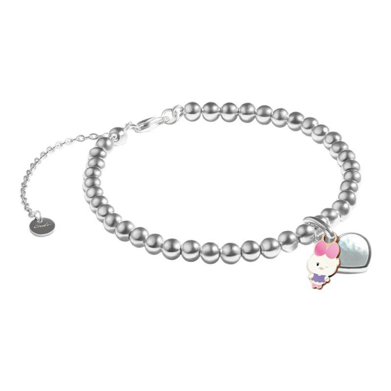 Crudo迪士尼米奇纯银水晶手链
