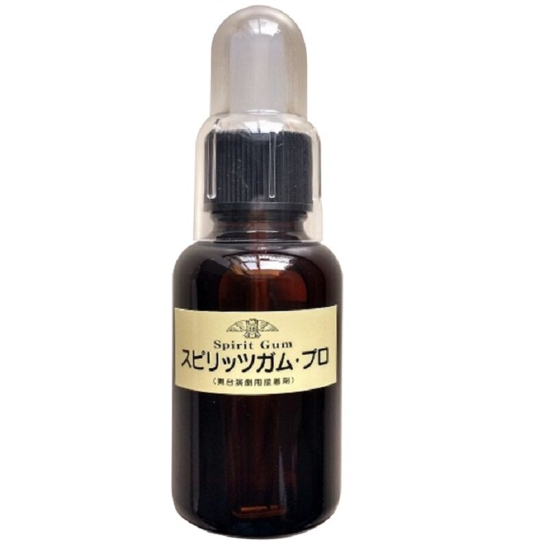 日本三善酒精胶水影视化妆COS粘贴胡子道具头套日本原装进口黄胶