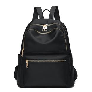 双肩包女2024新款韩版牛津布小背包女士百搭时尚大容量帆布书包包