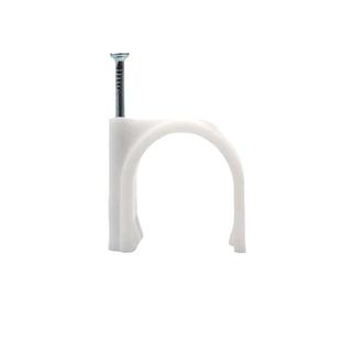 圆形方形钢钉线卡电线网线圆形卡扣理线器水泥墙钉水管卡子固定器