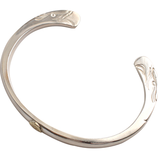 一休高桥吾郎 四目鹰手镯 镯子18K点金纯银 木村拓哉款