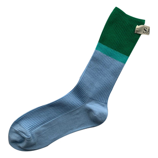 MARIAN韩国潮牌女袜博主网红标气质撞色中筒袜秋冬款彩色袜子纯棉