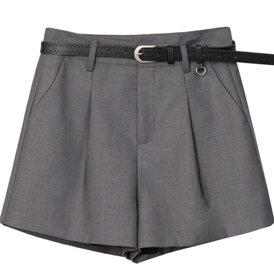 复古经典气质百搭舒适西装短裤