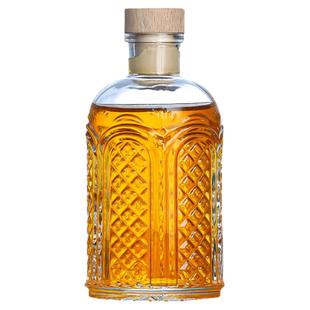 北欧风小酒瓶空瓶100ml威士忌白兰地木盖高端定制高颜值封装瓶