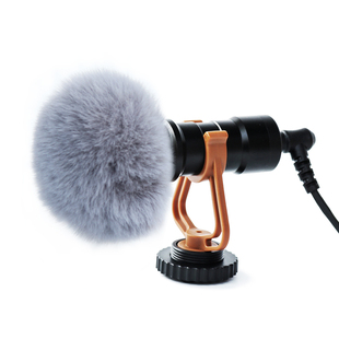 优爽M9 枪式电容麦克风采访相机单反机顶直播短视频指向性收音麦