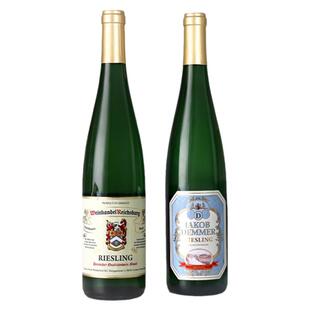 德国原瓶进口摩泽尔雷司令半甜白葡萄酒半干白甜型红酒单支礼盒装