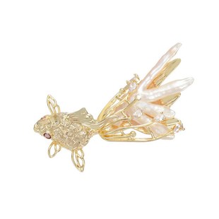 SPECIAL淡水珍珠森系小清新设计感防走光胸针胸花胸饰手工女礼物